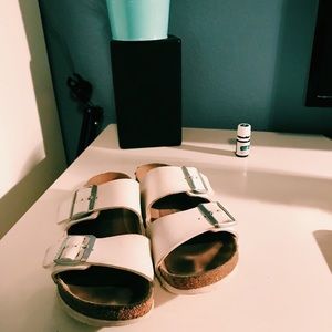 White Birkenstocks